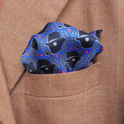 Silver Jubilee Pocket Square